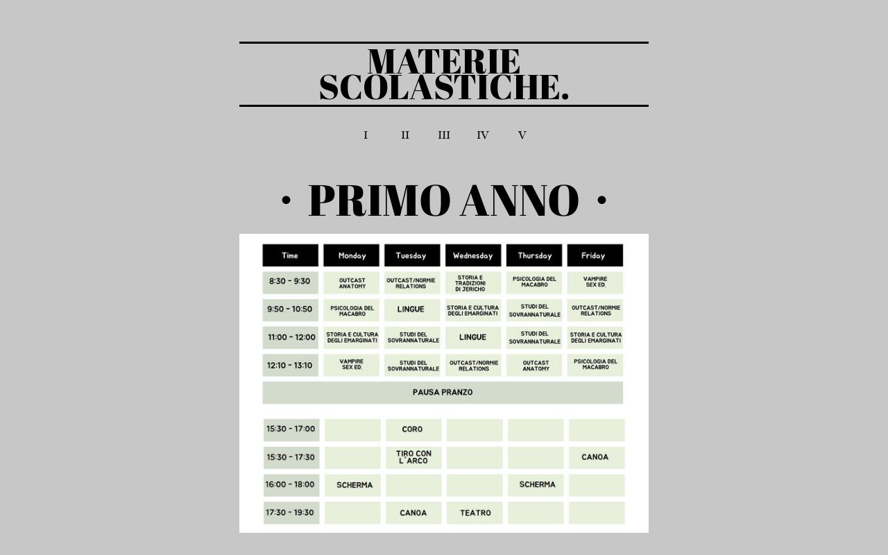 CLASS SCHEDULE  class-schedule